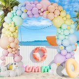Pastel Rainbow Balloon Arch Kit 163 Pcs for Birthday Wedding and Party Decor