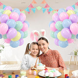 Pastel Balloon Set 60 Pcs for Baby Shower Birthday and Easter Party Decor