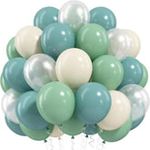 Sage Green Balloon Set: 50-Piece Baby Shower, Wedding Decor