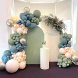 Sage Green Balloon Set: 50-Piece Baby Shower, Wedding Decor