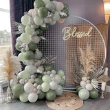 Sage Green Balloon Set: Pastel Party Decor