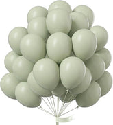 Sage Green Balloon Set: Pastel Party Decor