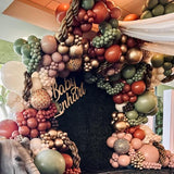 12" Sage Green Pink Brown Balloons for Wild One Safari Jungle Birthday Decor