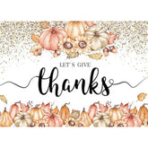 7x5FT Fall Thanksgiving Backdrop Festival Party Banner Autumn Decor