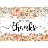 7x5FT Fall Thanksgiving Backdrop Festival Party Banner Autumn Decor