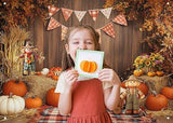 82.6x59inch Thanksgiving Backdrop Pumpkin Harvest Autumn Fall Photography Background