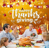 7x5ft Happy Thanksgiving Backdrop Turkey Pumpkin Maple Leaf Harvest Party Photo Background