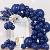 Navy Blue Balloon Set 130pcs Dark Blue Balloons in Multiple Sizes for Party Decorations
