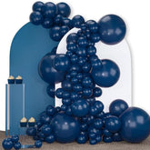 Navy Blue Balloon Arch Kit 140pcs for Birthday Wedding Baby Shower Graduation