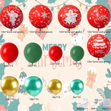 Gingerbread Holiday Balloon Arch Kit 182pcs with Candy Cane Balloons for Christmas