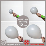 Gray Balloon Garland Kit: 140-Piece Matte Latex Arch