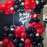 Red Balloon Arch Kit: 120 Latex Balloons for Party Decor