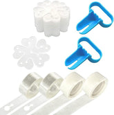 Balloon Arch Garland Kit: Strips, Clips, Glue Dots, and Tie Tools (2-Pack)