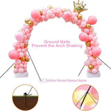 7.4FT Balloon Arch Stand Kit with Base for Wedding Baby Shower Birthday Party Decor