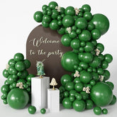 Dark Green Balloon Garland Arch Kit 125 Pcs for Birthday Baby Shower & Party Decor