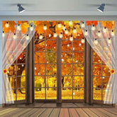 7x5ft Autumn Forest Scene Backdrop for Fall Photography and Thanksgiving Decor