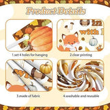 Fall in Love with Learning Backdrop with Pumpkins Maple Leaves Cl
