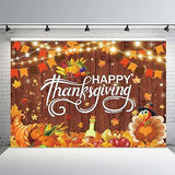 7x5ft Thanksgiving Backdrop with Pumpkins Turkey Maple Leaves Red Truck Decor