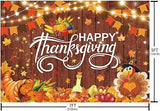 7x5ft Thanksgiving Backdrop with Pumpkins Turkey Maple Leaves Red Truck Decor