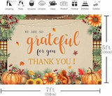 7x5FT Thanksgiving Backdrop Fall Pumpkin Harvest Grateful Friendsgiving Party Decor