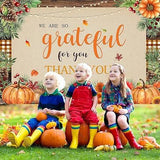 7x5FT Thanksgiving Backdrop Fall Pumpkin Harvest Grateful Friendsgiving Party Decor