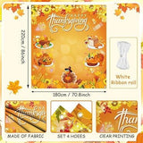 Happy Thanksgiving Photo Backdrop Large Fall Pumpkin Friendsgiving Party Decor