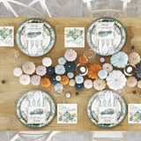 Thanksgiving Plates, Napkins & Cutlery Set: 264 Pcs Autumn Harvest Table Decor