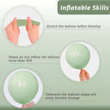 Dusty Green Pink Balloon Arch Kit Boho Garland for Bridal Shower Wedding Party