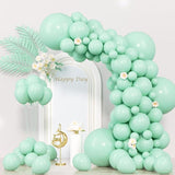 Mint Green Balloons 130pcs Pastel Light Green Mix for Birthday Baby Shower Party