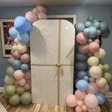 Pink Blue Green Balloons 60pcs 12inch Pastel Beige White for Boho Baby Shower Party