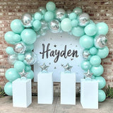 Mint Green Balloon Arch Kit 129 Pcs for Baby Shower Birthday and Wedding Decor