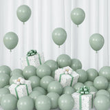 Pale Dusty Green Mini Balloon Set 60 Pcs for Birthday Jungle and Safari Decor