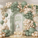 Sage Green Balloon Arch Kit 130 Pcs for Baby Shower Wedding and Birthday Decor