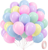 Pastel Balloon Set 60 Pcs for Baby Shower Birthday and Easter Party Decor