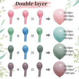 Pink Green Lavender Balloon Arch Kit for Baby Shower Gender Reveal and Party Decor