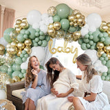 Sage Green Balloon Arch Kit 151 Pcs for Baby Shower Birthday and Wedding Decor