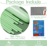 Pastel Green Balloon Set 260 Pcs for Baby Shower Birthday and Wedding Decor