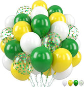 White Green Yellow Balloon Arch Kit 50 Pcs for Birthday Party Decor