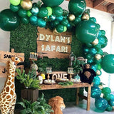 50PCS Dark Green Balloons Set for Birthday Baby Shower Wedding and Party Decorations