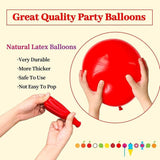 110PCS Red Latex Balloons 12 Inch for Birthday Valentine Wedding Party Decorations