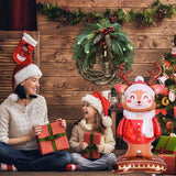 3D Standing Reindeer Foil Balloons Set for Christmas and Birthday Party Decorations