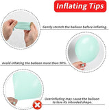 50PCS Red Green White Pink Confetti Balloons Set for Christmas Birthday and Party Decorations