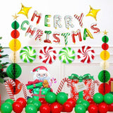 13pcs Santa Claus Christmas Balloon Set for Party and Holiday Decorations