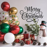 60pcs Red Green Gold Christmas Balloons Set for New Year Party Decorations