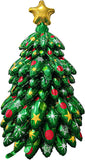 51 Inch Giant Christmas Tree Balloon Self Standing Foil Balloon for Xmas Decor