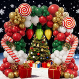 Christmas Balloon Arch Kit: Candy Cane & Gift Box Balloons