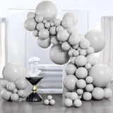 Gray Balloon Garland Kit: 140-Piece Matte Latex Arch