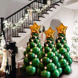 Christmas Balloon Arch Kit 96Pcs with Tree Balloons for Holiday Party Décor