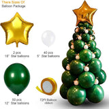 Christmas Balloon Arch Kit 96Pcs with Tree Balloons for Holiday Party Décor