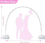 7.4FT Balloon Arch Stand Kit with Base for Wedding Baby Shower Birthday Party Decor